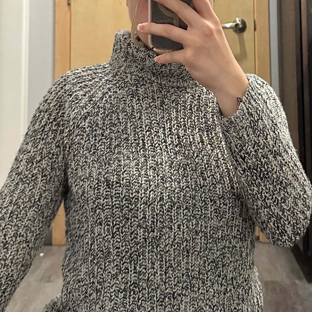 Grey Turtle Neck Sweater